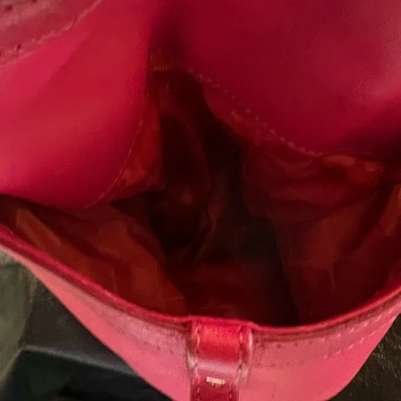Kate Spade Fuchia / hot pink hand bag leather - Picture 8 of 15